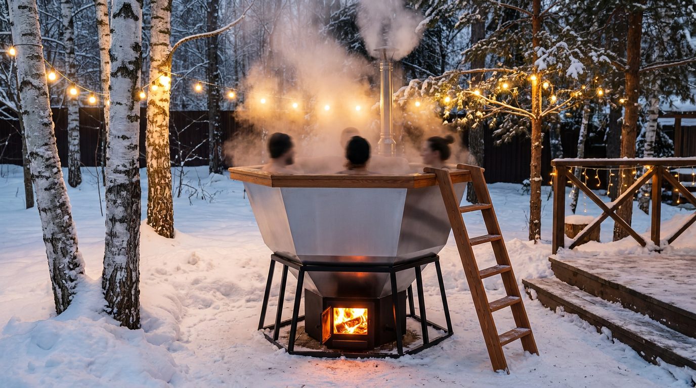 Зимний вечер на даче — Сибирь-6